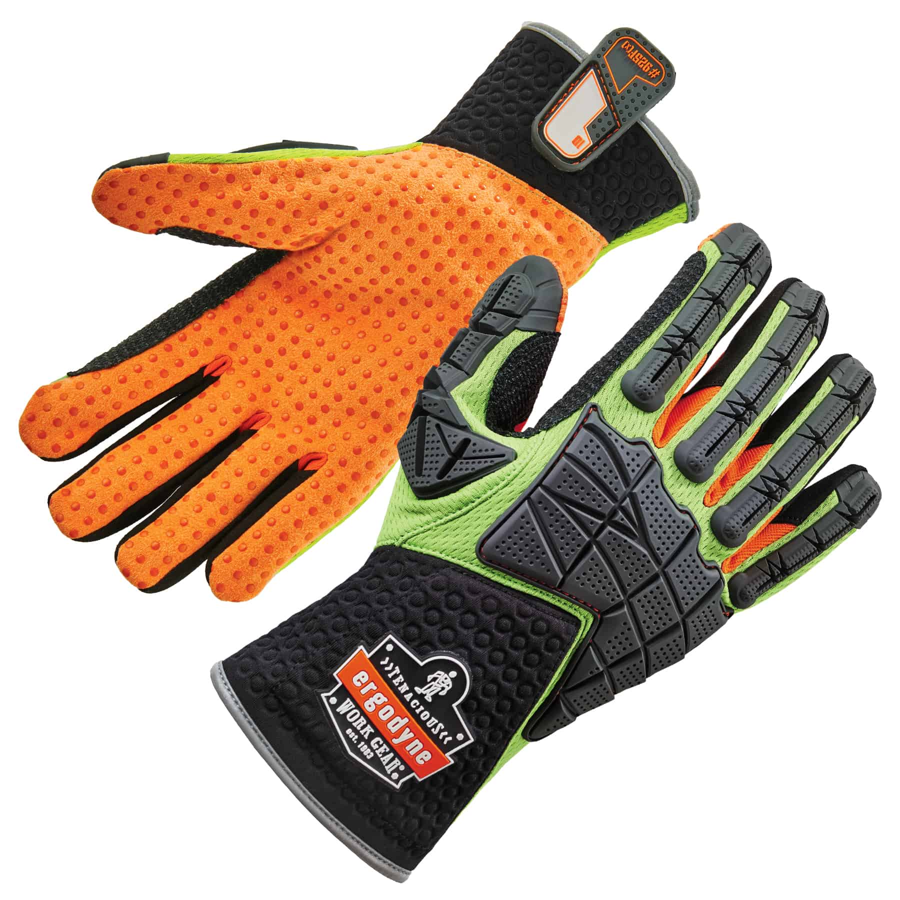 Standard Dorsal Impact-Reducing Gloves - Mechanic